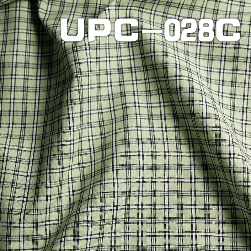 100% Cotton Yarn-Dyed Fabric | 128g/m² Plain Checkered  Satin Fabric | Pants, Skirts, Casual Jackets Fabric