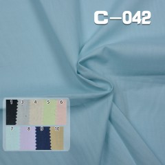C-042 100%cotton poplin Dyed Fabric 94g/m2 54/55"