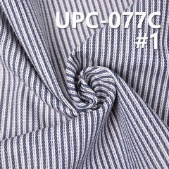UPC-077C 100% Cotton Yarn Dyed Stripe  57/58" 183g/m2