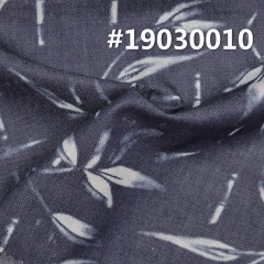 100%Cotton Print denim Fabric  4.5OZ 58.5" #19030010