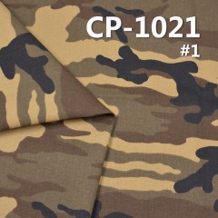 CP-1021 Cotton Twill Camouflage Flower 58 "