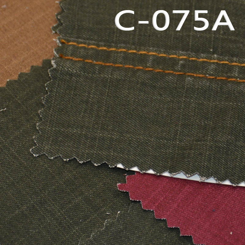 100% Cotton Dyed Fabric | Slub Twill Meterial | 238g/m² Pigment Printed Cotton Fabric for Pants, Skirts, Casual Wear, Sets