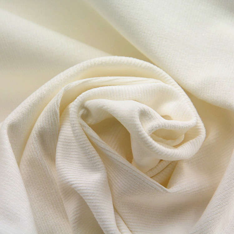 [PFD]Cotton Spandex Corduroy Fabric | 280g/m² 21W  PFD Off White Corduroy|Hats, Pants, Outerwear Material