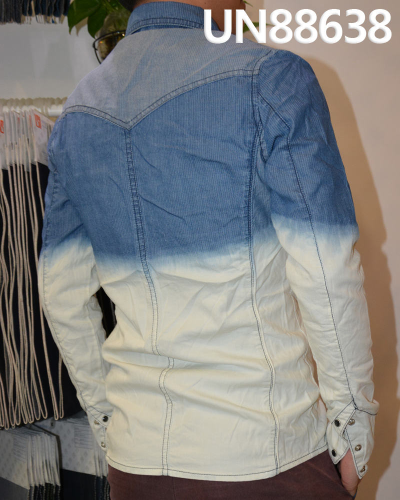 Striped Denim | 4oz Combed Cotton Fabric | Lightweight Spring/Summer Fabric for Jeans, Skirts, Shirts,Jackets