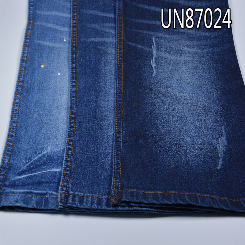 Cotton Stretch Slub Denim Fabric | 9oz Twill Denim | Fabric for Denim Skirts, Denim Shirts