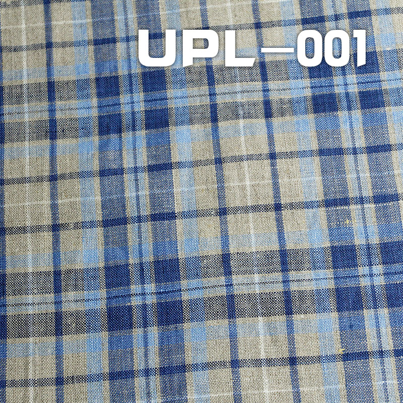 100% Linen Yarn Dyed 56X52  164g/m2  47/48" UPL-001