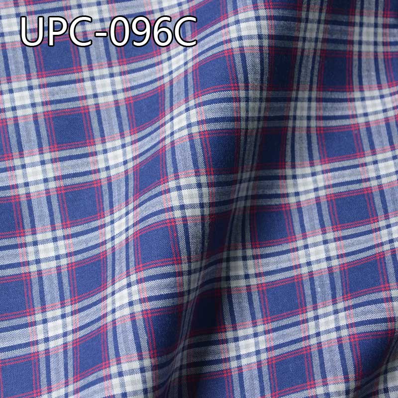 126g/m² 100% Cotton Yarn-Dyed Check Fabric | Fabric for Pants, Skirts, Check Shirts