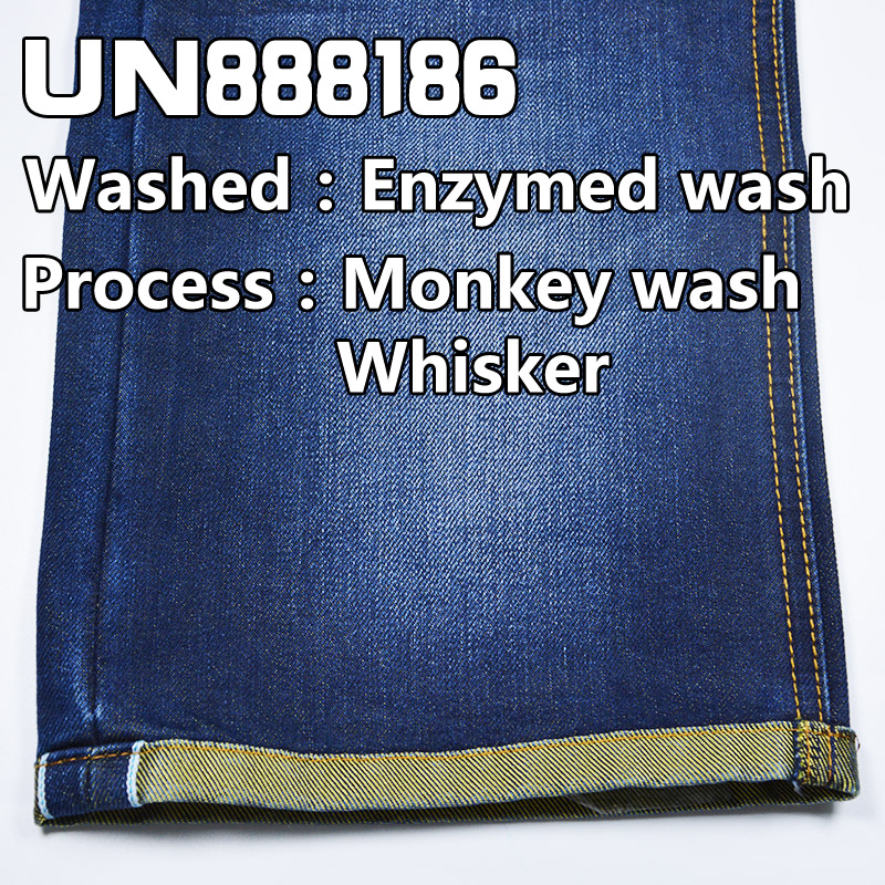 12.5oz Poly-Cotton Selvedge Denim Fabric | 4x1 Right-Hand Twill | Fabric for Jeans, Denim Jackets, Outerwear