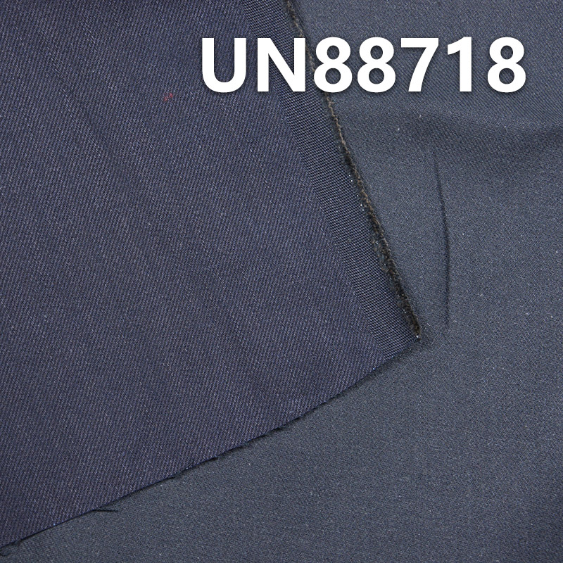 99% Cotton 1% Spandex Blue Fill Black Denim Twill 54/56" 12.3OZ UN88718