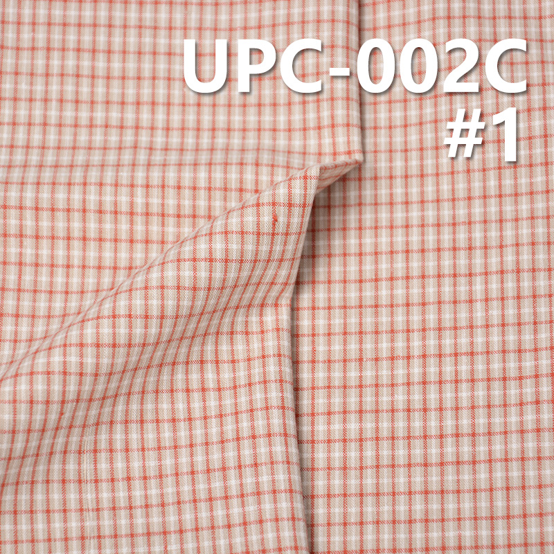 100%Cotton Yarn Dyed Fabric   57/58" 123g/m2 UPC-002C