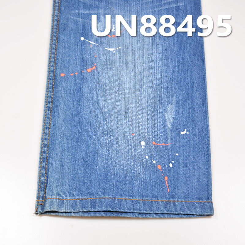 Mercerized Denim | 9.5oz Cotton Slub Twill | 3/1 "Z" Twill Fabric | Denim for Jeans, Skirts, Shirts