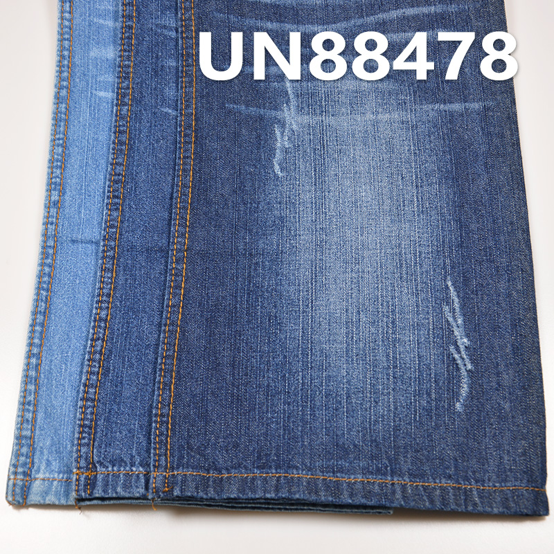 100% Cotton Denim Fabric | Long Slub Denim | 8 oz Lightweight Spring/Summer Denim | 2/1“Z” Twill for Jeans, Skirts, and Shirts