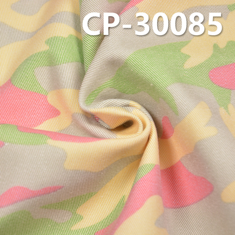 77%COTTON  21.5%POLY 1.5%SPX Print Fabric Twill 316g/m2  52/54" CP-30085