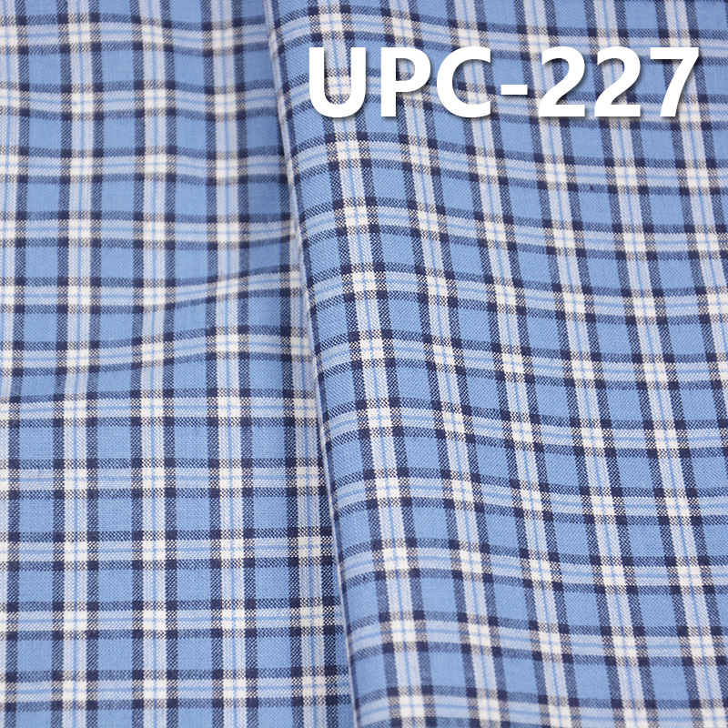 100%Cotton Yarn Dyed Check Fabric 57/58” 110g/m2 UPC-227