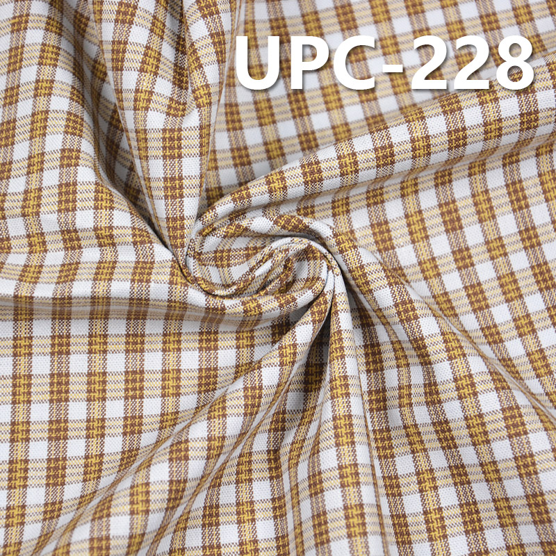 100%Cotton Yarn Dyed Check Fabric  57/58” 140g/m2 UPC-228