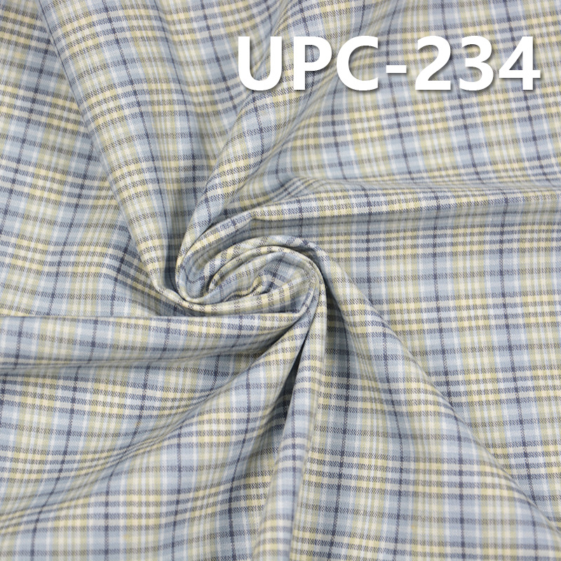 100%Cotton Yarn Dyed Check Fabric 57/58” 125g/m2 UPC-234