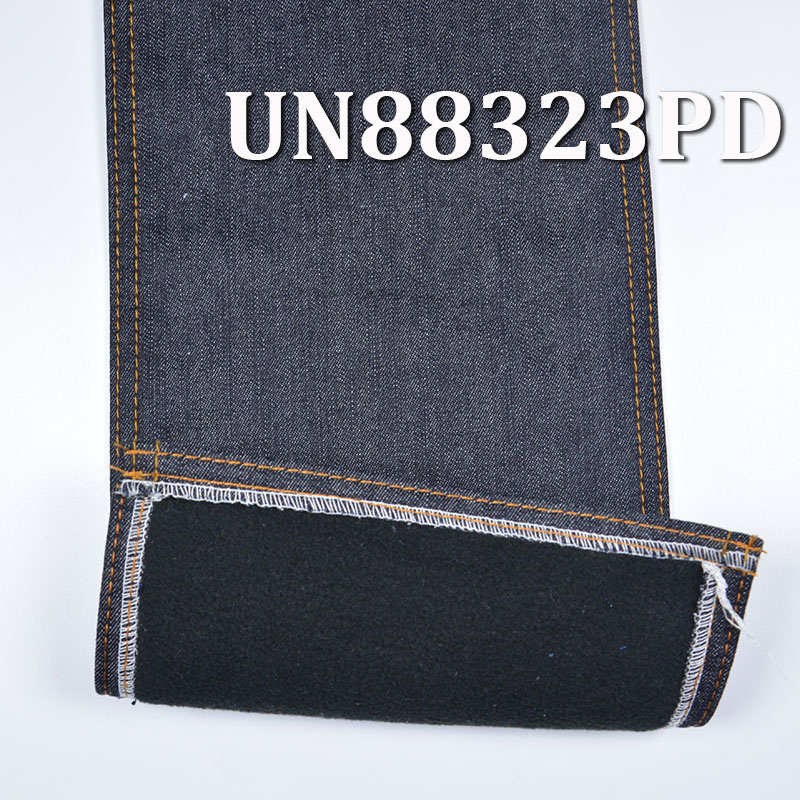 Cotton，Slub，Denim，Desized Bonded Fleece Denim 