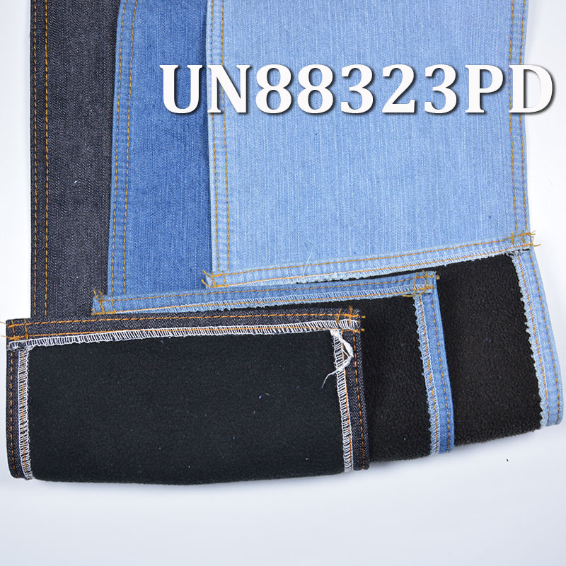Cotton，Slub，Denim，Desized Bonded Fleece Denim 