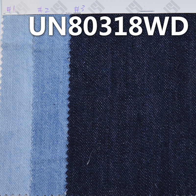100%Cotton slub Washed Denim Twill 55/56“ 10.3OZ UN80318WD