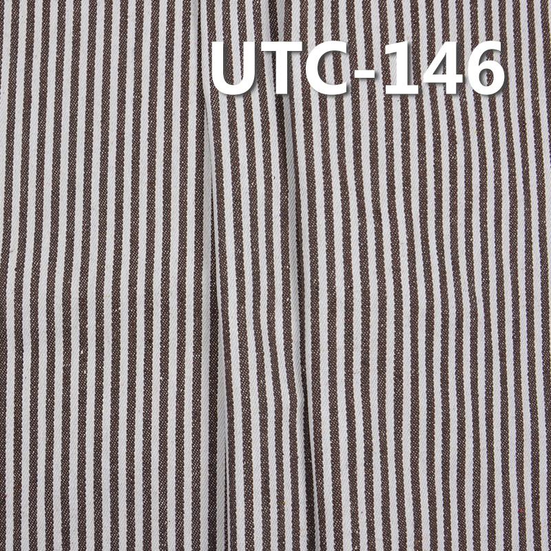 65%Cotton 35%Polyester 2/1 "z"  Twill yarn-dyed  Stripes Fabric 310g/m2 58/59" UTC-146