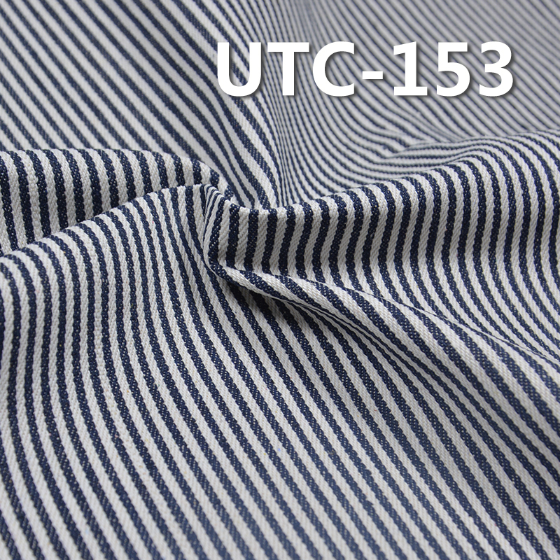 65%Cotton 35%Polyester 2/1 "z" Twill yarn-dyed Stripes Fabric 290g/m2 58/59" UTC-153