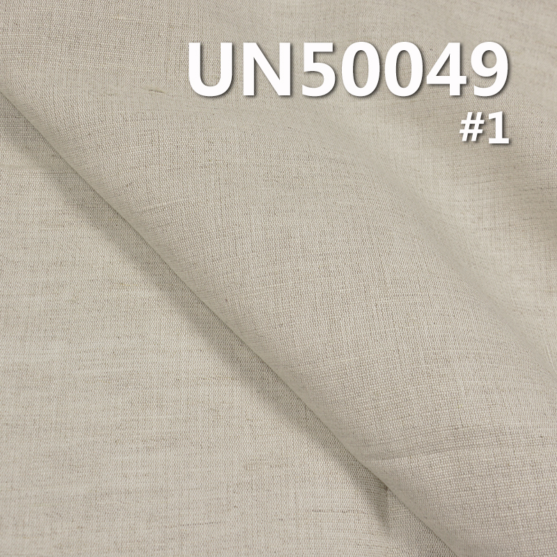 74% Linen 26%Cotton Fabric Poplin  53"/54" 136G/M2 UN50049