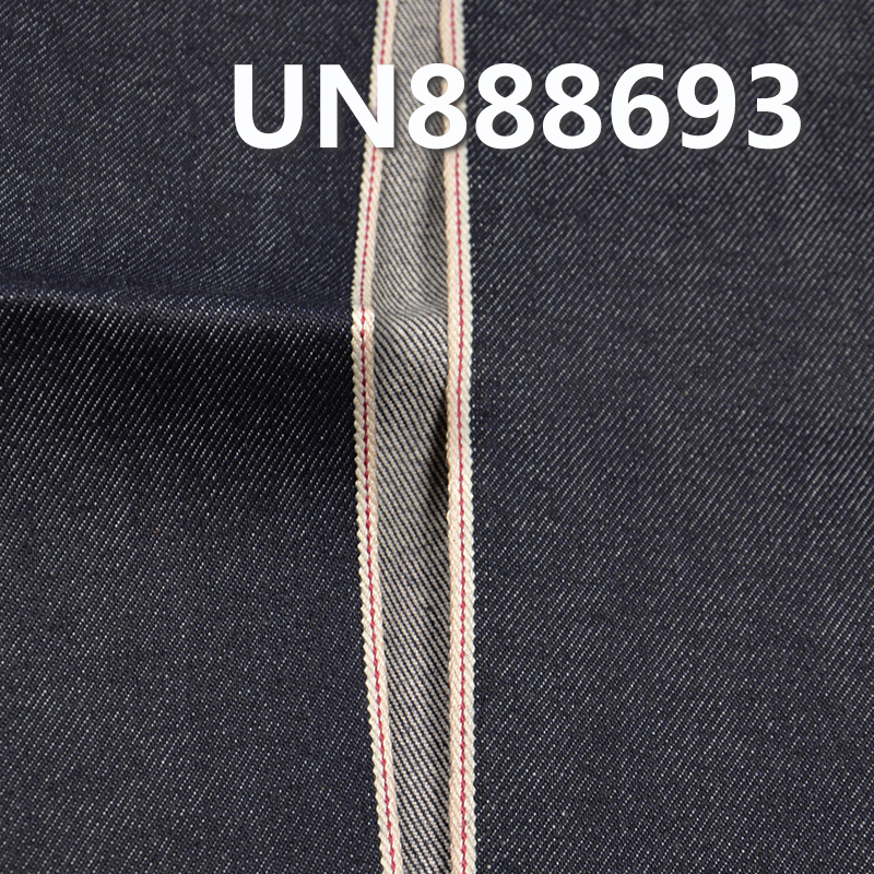 100% Cotton Selvedge Denim Fabric | 13.5oz 3/1 "Z" Twill Denim | Fabric for Jeans, Denim Jackets