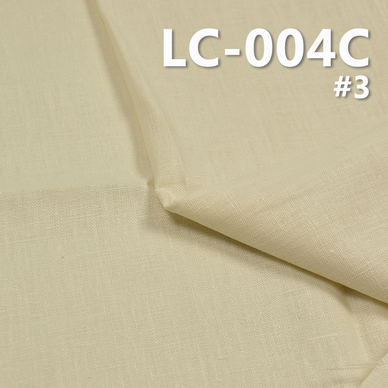 Linen Cotton Dyed Fabric | 220g/m2 Plain Weave Linen Cotton Fabric | Fabric for Hanfu, Dresses, Trousers, Shirts