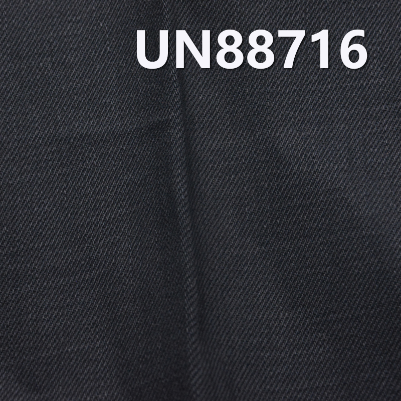 Black Warp and Weft Denim Fabric | 13.3oz All-Cotton Slub Twill Denim | Fabric for Jeans and Denim Jackets