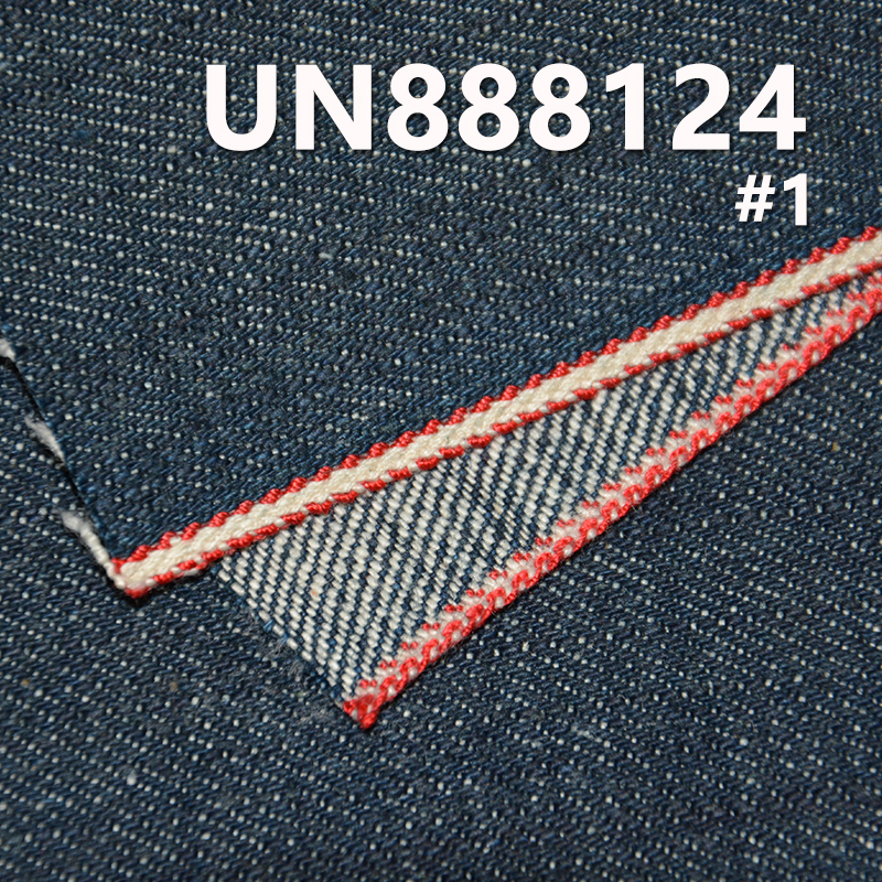 100% Cotton Slub Selvedge Denim | 14oz 3/1 "Z" Twill Denim | Autumn-Winter Heavyweight Raw Denim | Fabric for Jeans, Jackets, Outerwear