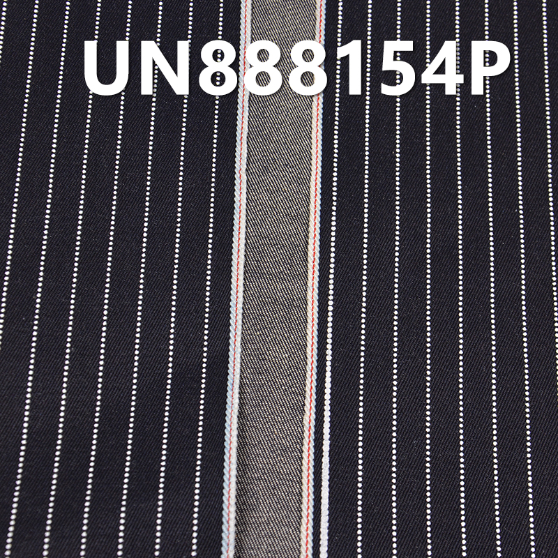 100% Cotton Stripe Print Selvedge Denim Twill 32" 9.2oz UN888154P