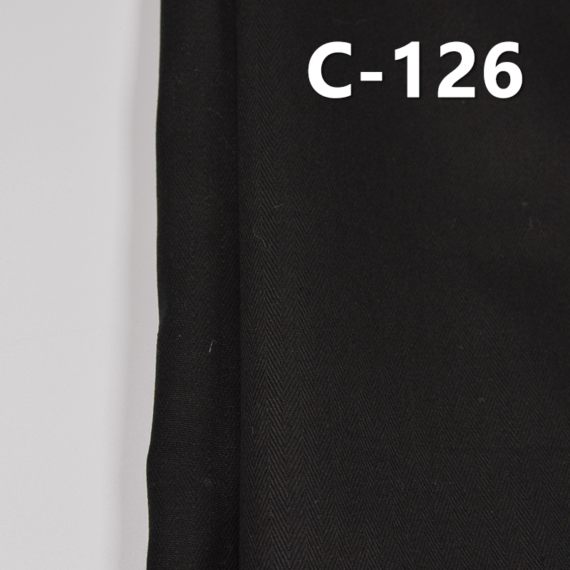 C-126 100%cotton Herringbone fabric 204g/m2  57/58"