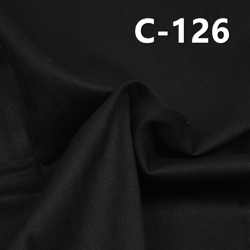 100% Cotton Dyed Fabric | 204 g/m2 Herringbone Twill Dyed Fabric | For Pants Skirts Tops