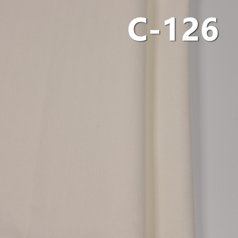 C-126 100%cotton Herringbone fabric 204g/m2 57/58"