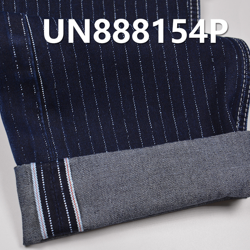 100% Cotton Stripe Print Selvedge Denim Twill 32" 9.2oz UN888154P