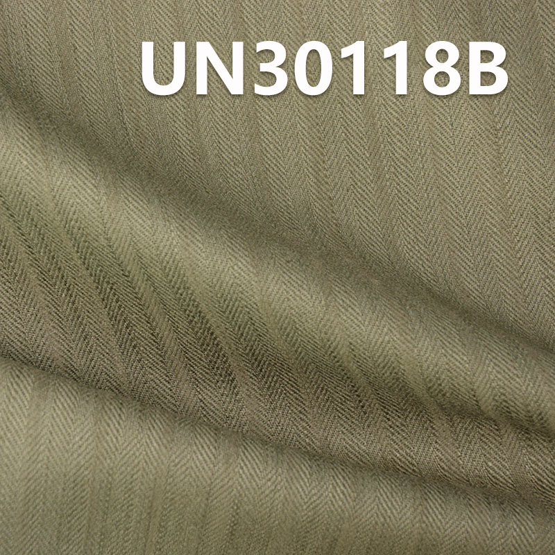 Striped Dyed Fabric | 325g/m² All-Cotton Herringbone Brushed Cloth | Striped Cloth | Pants and Outerwear Material