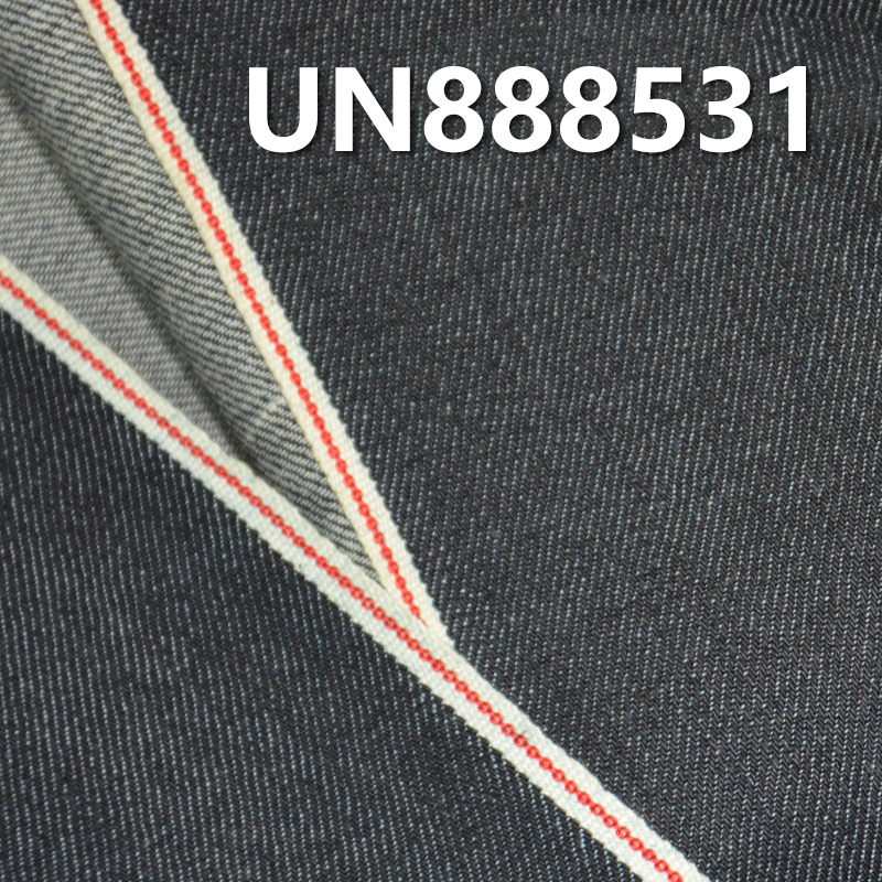 Cotton Stretch Slub Selvedge Denim | 7.8oz Twill Dark Blue Denim | Jeans, Denim Jackets, Outerwear Fabric