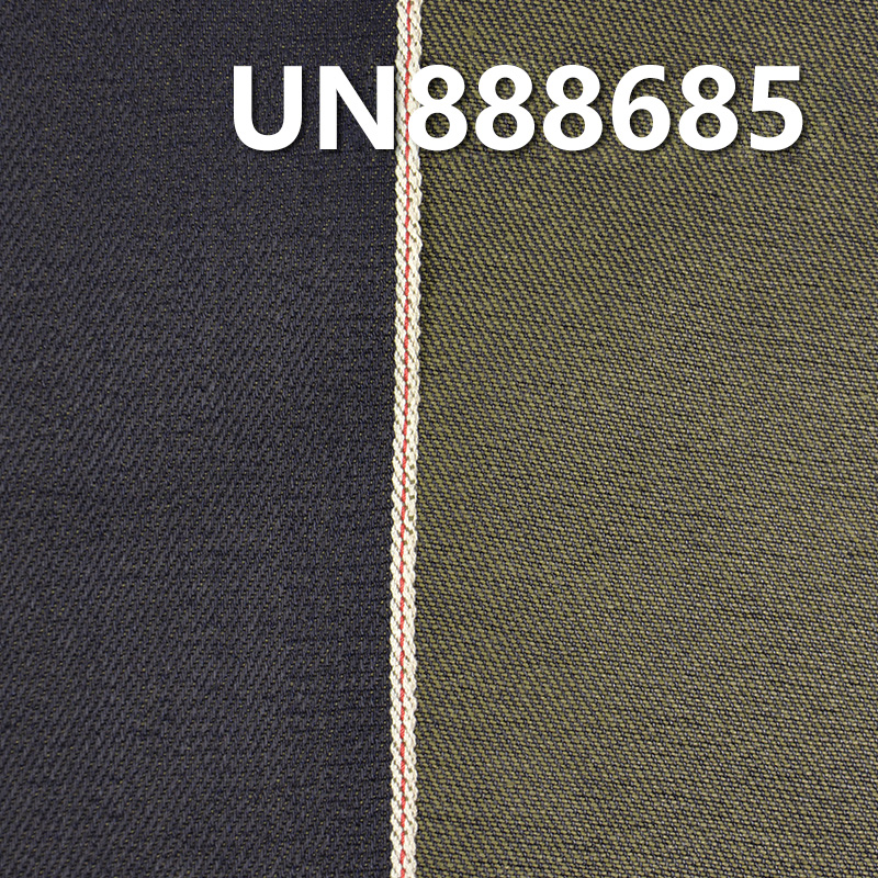 100% Cotton Yarn-Dyed Selvedge Denim Fabric | 12 oz 3/1 "Z" Twill Denim Fabric | For Jeans Denim Jackets Outerwear