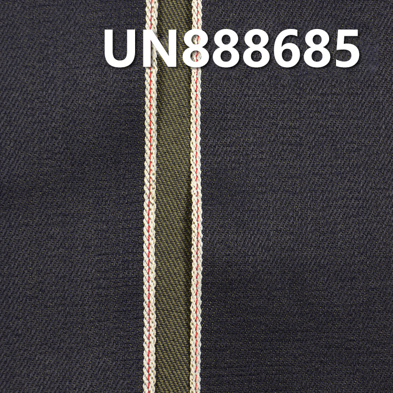 100% Cotton Yarn-Dyed Selvedge Denim Fabric | 12 oz 3/1 "Z" Twill Denim Fabric | For Jeans Denim Jackets Outerwear