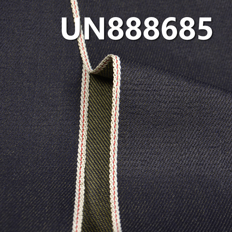 100% Cotton Yarn-Dyed Selvedge Denim Fabric | 12 oz 3/1 "Z" Twill Denim Fabric | For Jeans Denim Jackets Outerwear