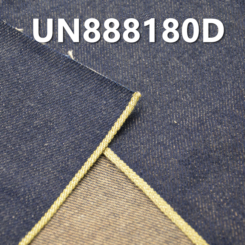 100% Cotton Selvedge Denim | 13.4oz Colored Selvedge Dyed Denim | 3/1“Z” Twill | Fabric for Jeans, Streetwear Denim Jackets