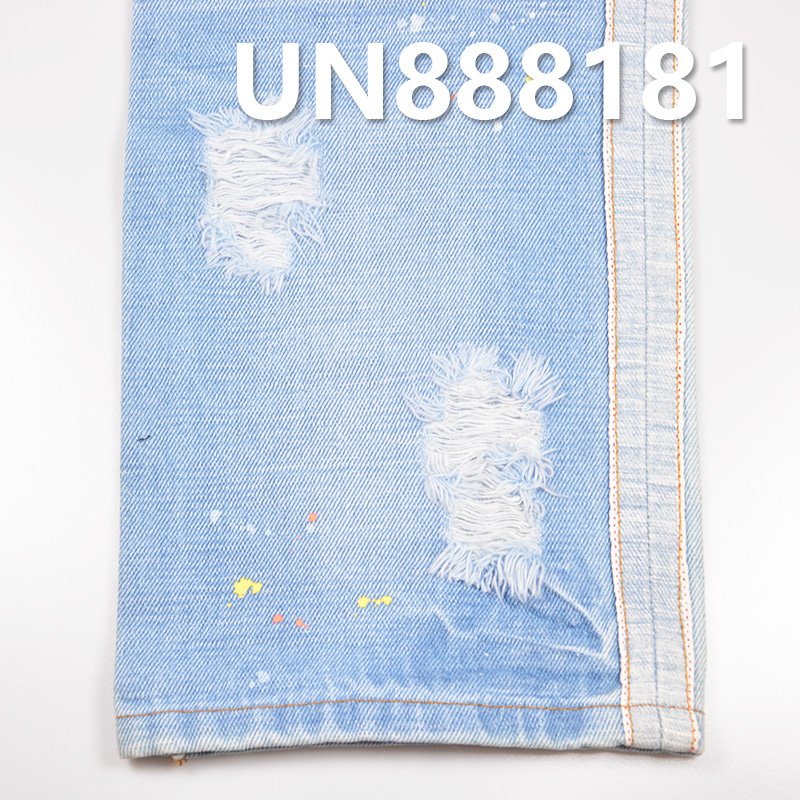 Ramie Cotton Denim Fabric | 12 oz 3/1 "Z" Twill Selvedge Denim Fabric | For Jeans Denim Jackets Outerwear