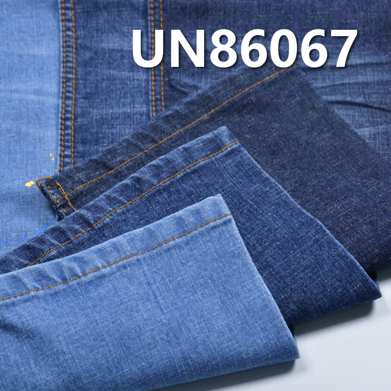 Stretch Denim Fabric | 9.6oz Cotton-Poly-Spandex Slub Denim | Woven Right Twill | Jeans, Denim Skirt, and Denim Shirt Material