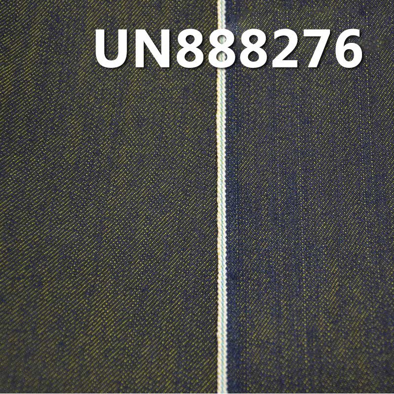 Dyed Slub Selvedge Denim Fabric | 12.6oz Cotton-Poly Twill Denim | Dyed Denim | Jeans, Denim Jacket, and Coat Material