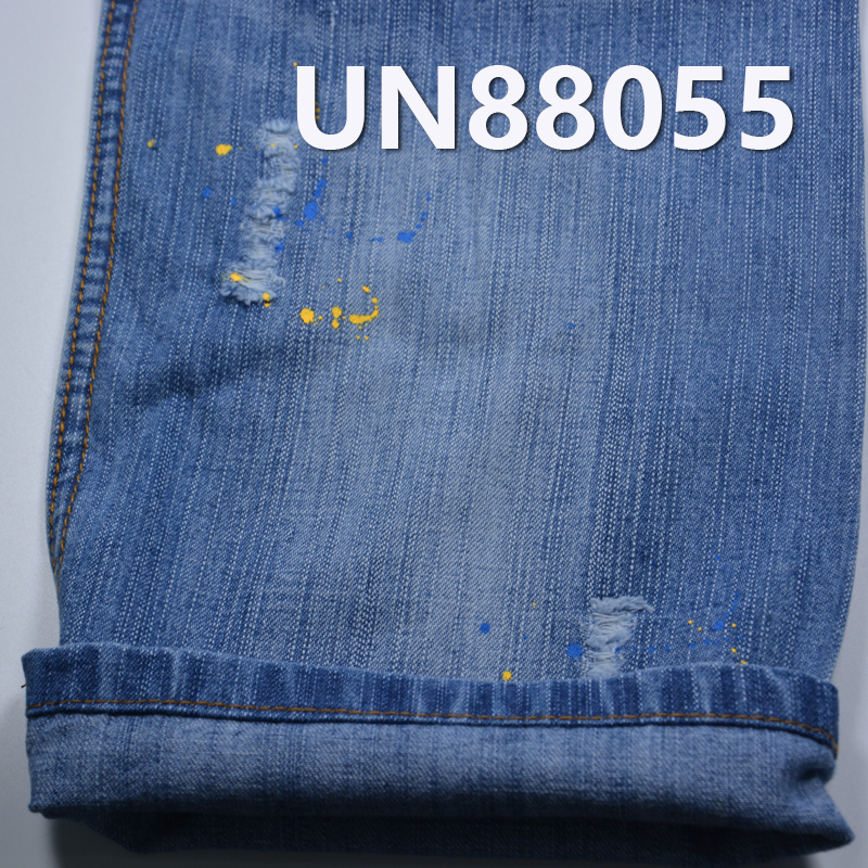 All-Cotton Slub Denim Fabric | 9oz Woven Wide-Width Twill Denim | Jeans, Denim Skirt, and Denim Shirt Material