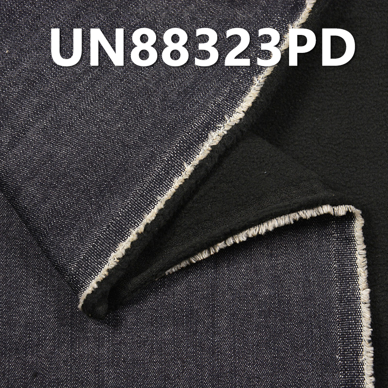 Cotton，Slub，Denim，Desized Bonded Fleece Denim 