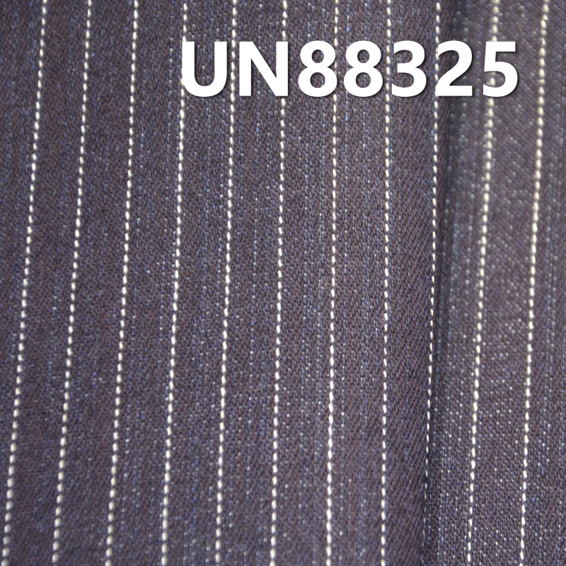 Striped Denim Fabric | 12 oz Cotton-Polyester Fabric | Plain Weave | Fabric for Jeans, Denim Jackets & Coats