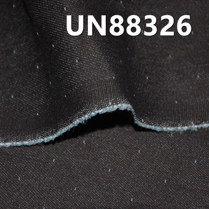 Jacquard Denim Fabric | 9.7 oz Cotton-Polyester Stretch Twill Fabric | Star Dot Jacquard | Denim Pants, Skirts, Shirts Material