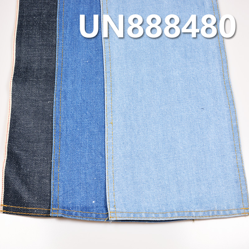 Cotton-Linen Selvedge Denim | 11.5oz Slub Cotton 3/1 “Z”Twill Denim | Raw Denim | Jeans, Jackets, Outerwear Fabric