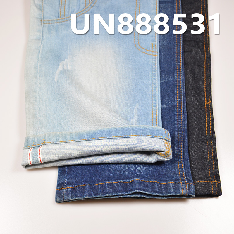 Cotton Stretch Slub Selvedge Denim | 7.8oz Twill Dark Blue Denim | Jeans, Denim Jackets, Outerwear Fabric